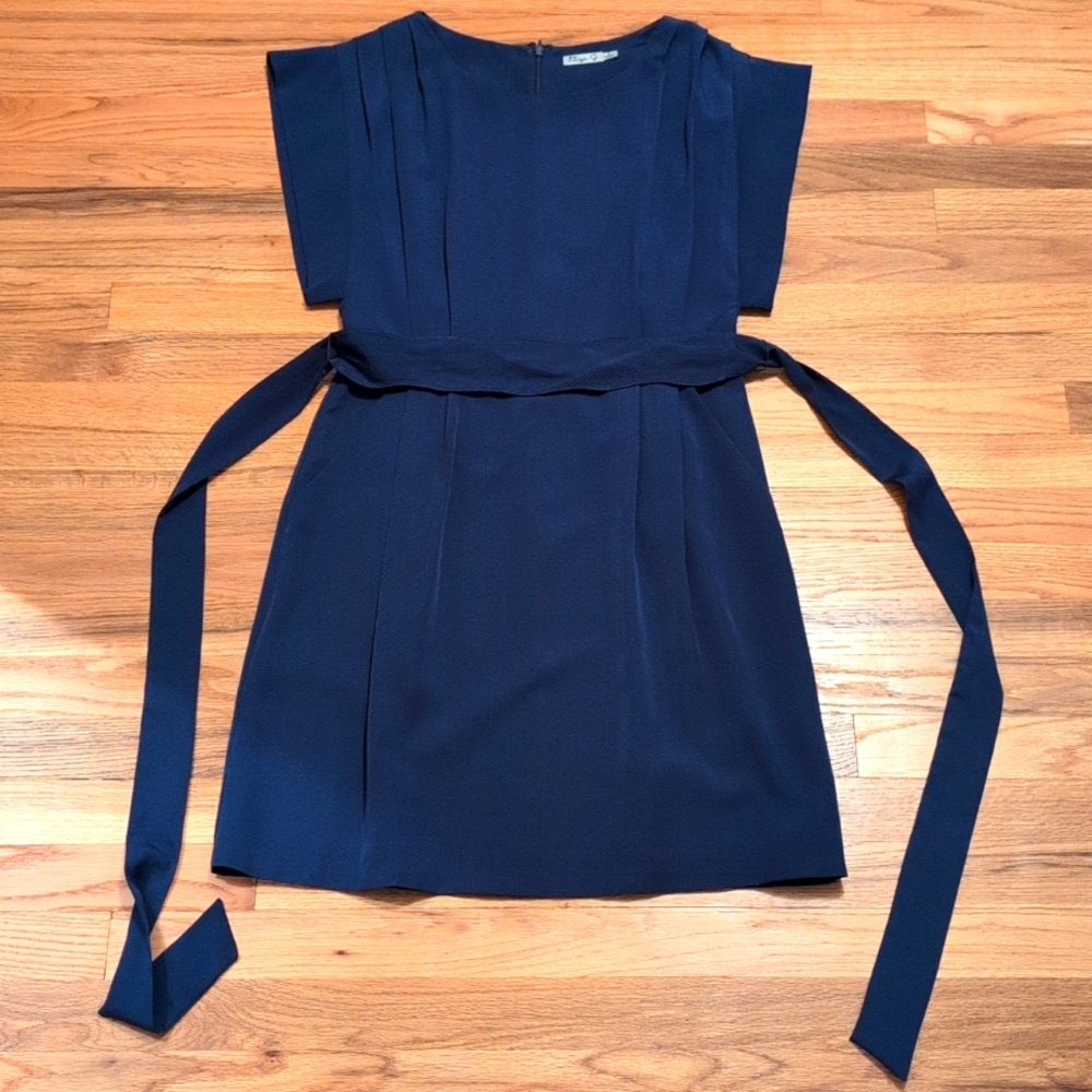 Purple Knee Length Dress - Picture 1 of 5